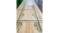 Supreme Longleaf Yellow Pine | 5/8″ × 5″ × 8′ | Nickel Gap / Pattern 122 (V-Groove)
